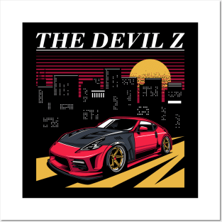 The Devil Z 370z Posters and Art